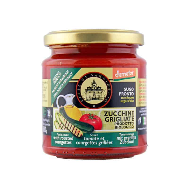 Terre Di Sangiorgio Pasta sauce with Roasted Courgettes, 300g