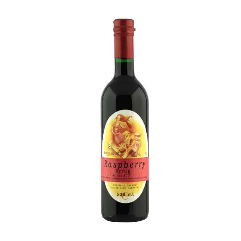 Sirop zmeura fara zahar eco 500ml (sticla) sonnentor (9004145006034)