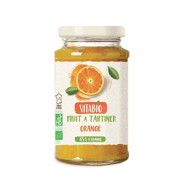 Vitabio Organic Fruit Spread Orange, 290g
