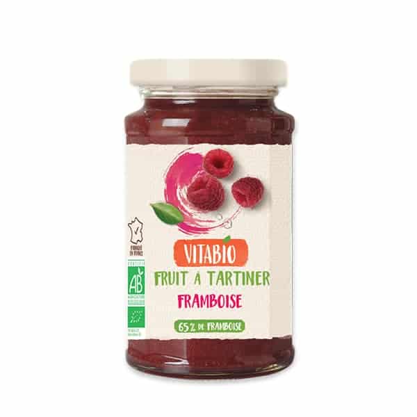 Vitabio Organic Fruit Spread Raspberry, 290g