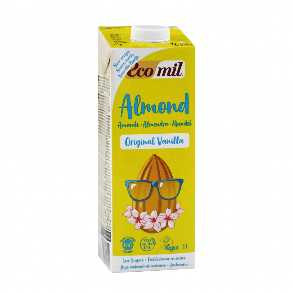Ecomil  Almond Milk Agave Vanilla 1L