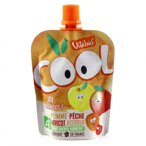 Packet of Vitabio Cool Fruit - Apple, Peach & Apricot Juice, 90g