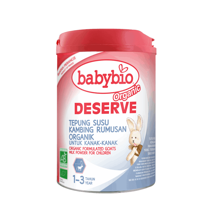 Babybio Deserve Formulated Goat's Milk for Children, 1 - 3 years, (900g)