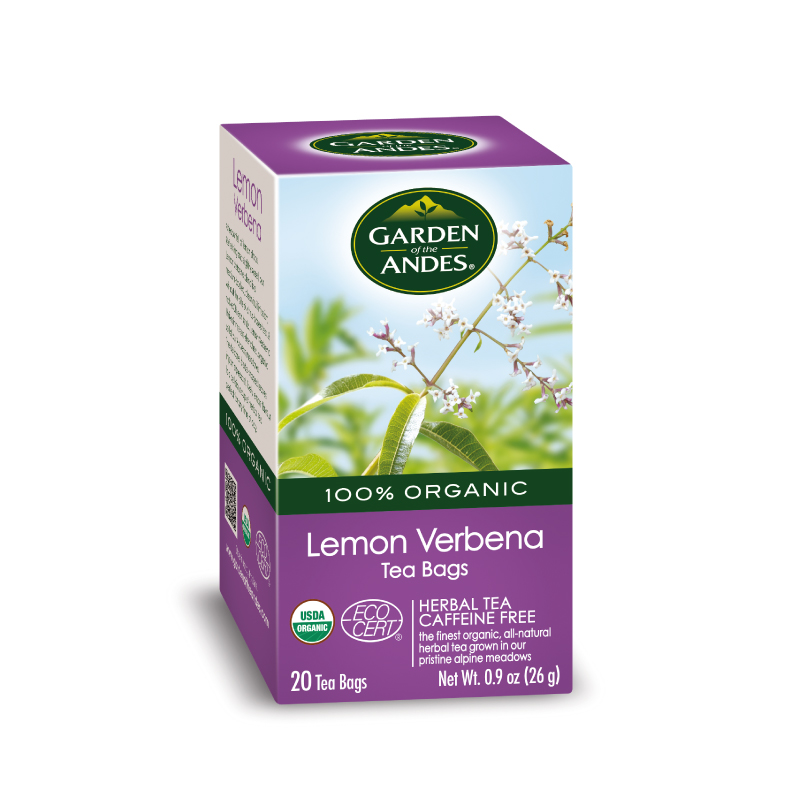 Garden of The Andes Organic Lemon Verbena, 20 bags