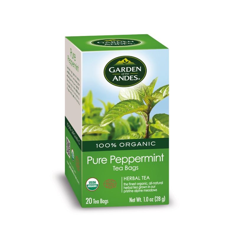 Garden of The Andes Organic Peppermint, 20 bags