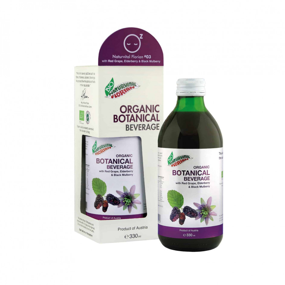 #03 Naturvital Florian Organic "Red Grape, Elderberry & Black Mulberry", 330ml