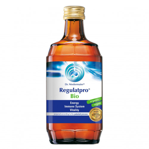 A bottle of dr niedermaier regulatpro bio
