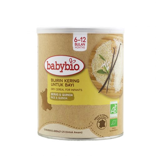 Babybio Organic Dry Cereal for Infant Rice Quinoa 220g 1