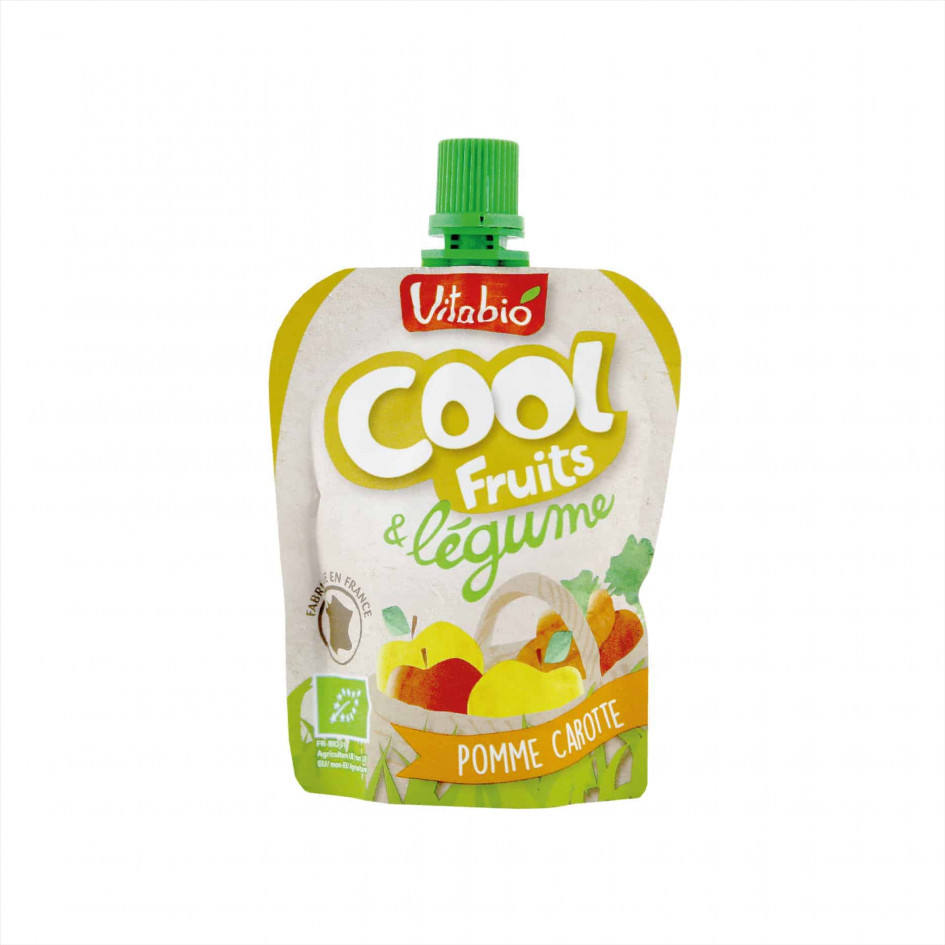 Vitabio Organic Cool Fruit & Vegetables Apple-Carrot
