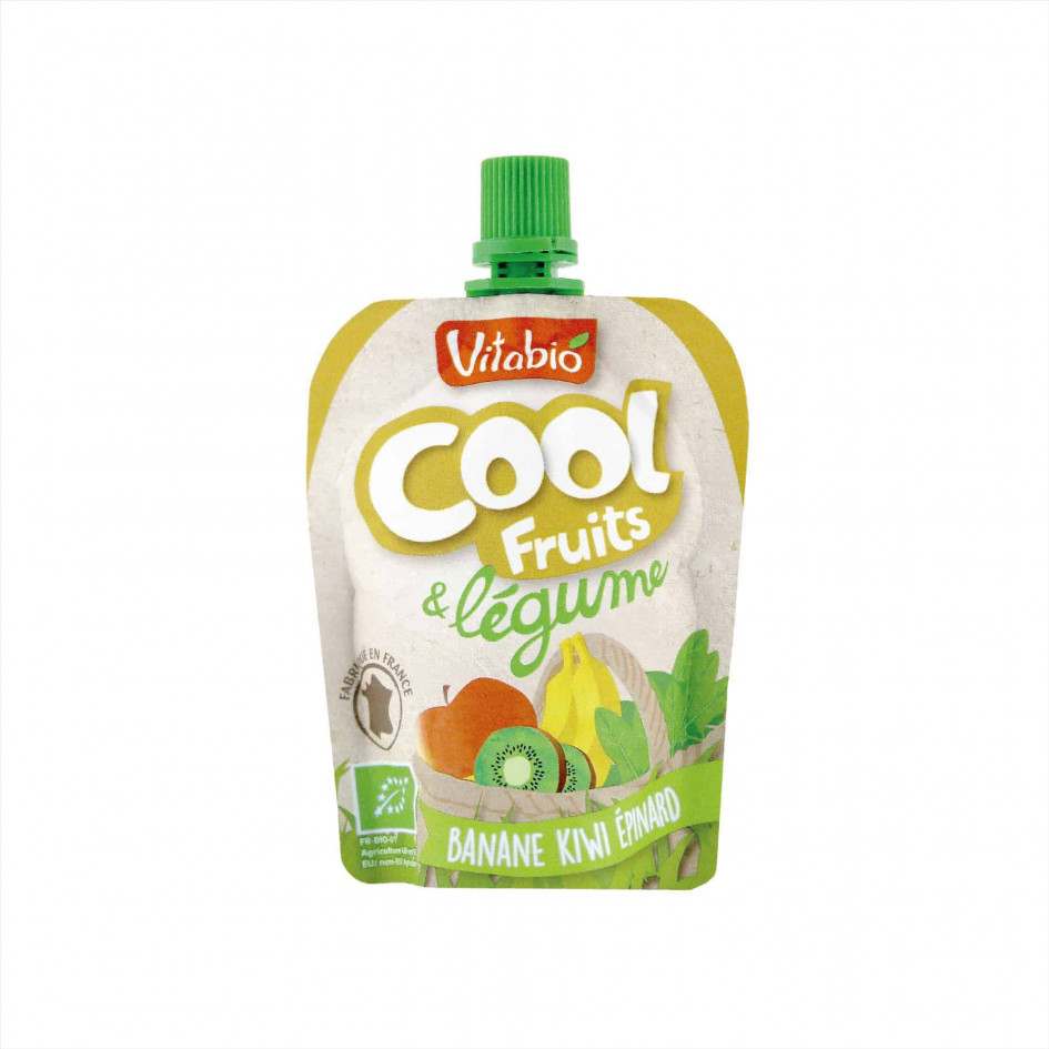 Vitabio Organic Cool Fruit & Vegetables Banana Kiwi Spinach