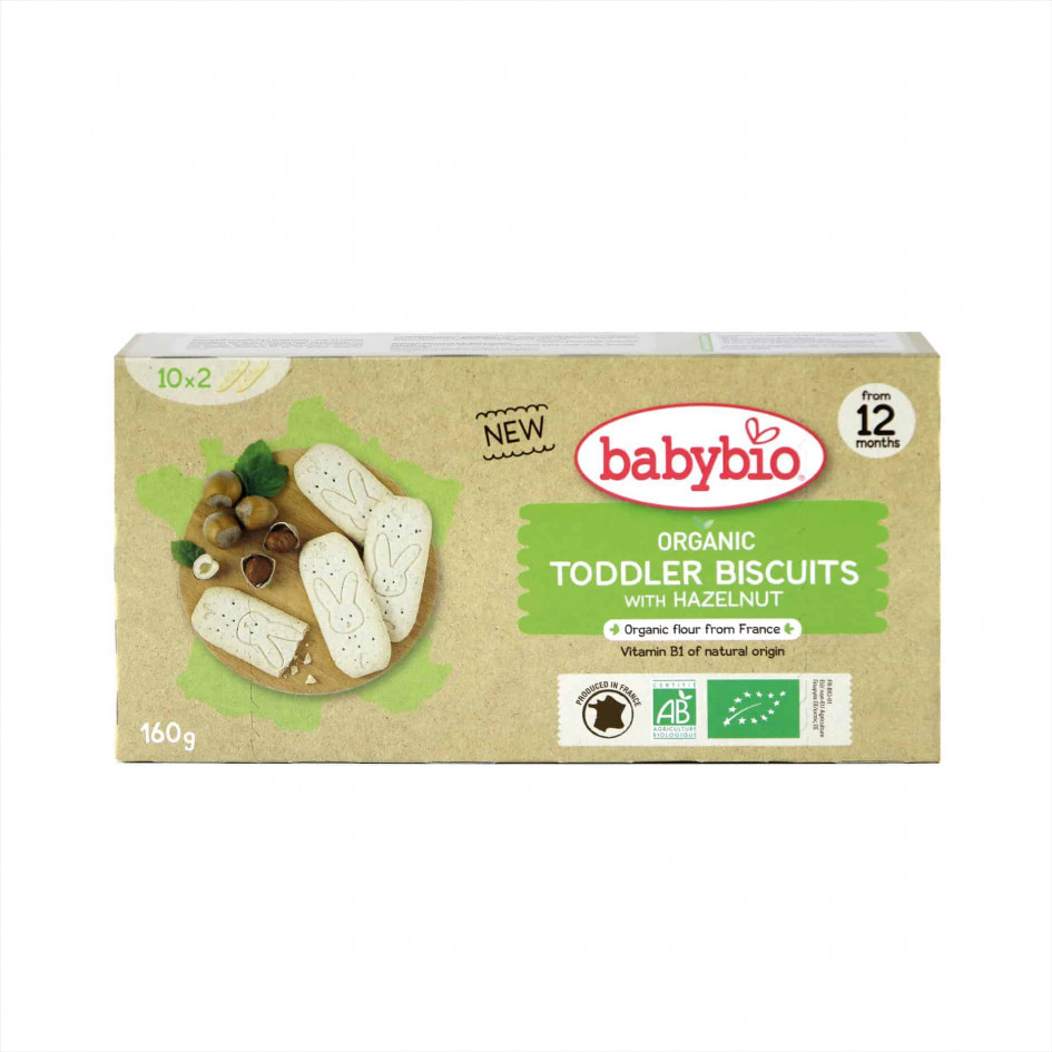 Babybio Organic Hazelnut Biscuits for Toddlers