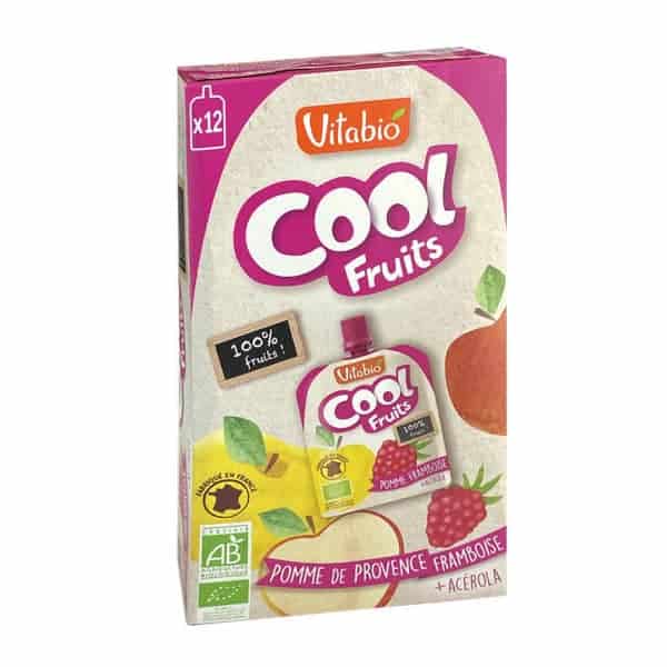 Vitabio Organic Cool Fruit Apple - Raspberry (12 X 90g)