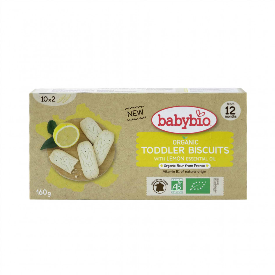 Babybio Organic Lemon Biscuits for Toddlers