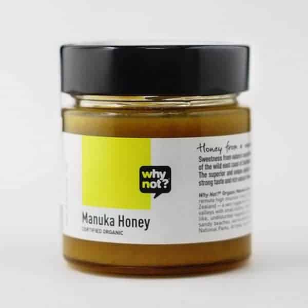 Why Not?® Organic Manuka Honey 15+ and 25+, 250g