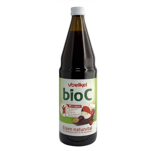 Bottle of Voelkel Organic Bio C Iron Natural, 750ml
