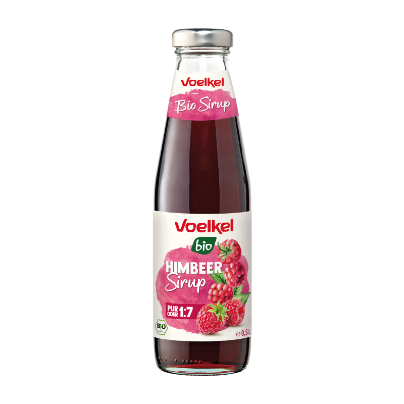 Voelkel Organic Raspberry Syrup, 500ml