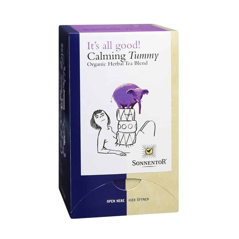 Sonnentor Organic Calming Your Tummy Tea Blend, 18 tea bags