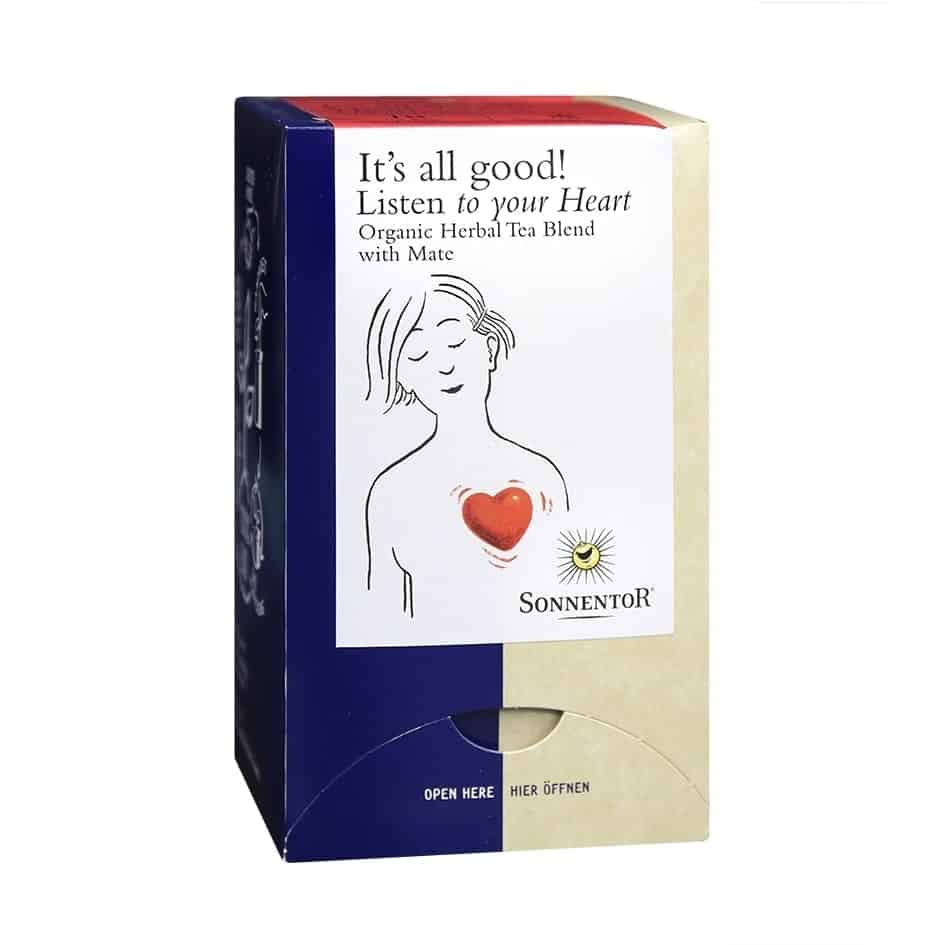 Sonnentor Organic Listen To Your Heart, 18 tea bags