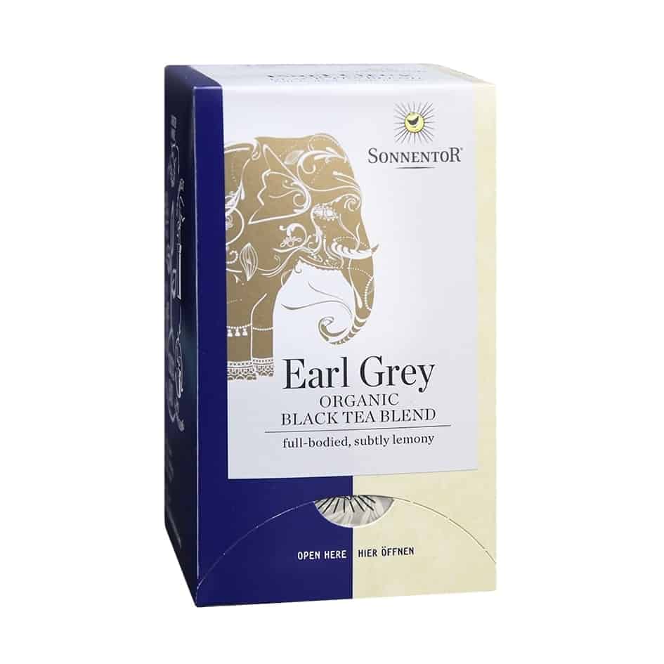 Sonnentor Organic Earl Grey Black Tea, 18 tea bags