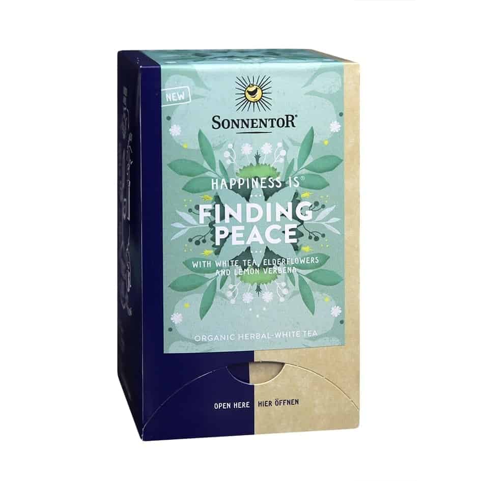 Sonnentor Organic Happiness is... Finding Peace Tea Blend, 18 tea bags