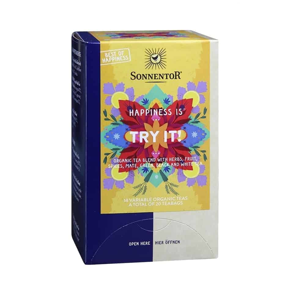Sonnentor Organic Happiness is... Try It! Tea Blend, 20 tea bags