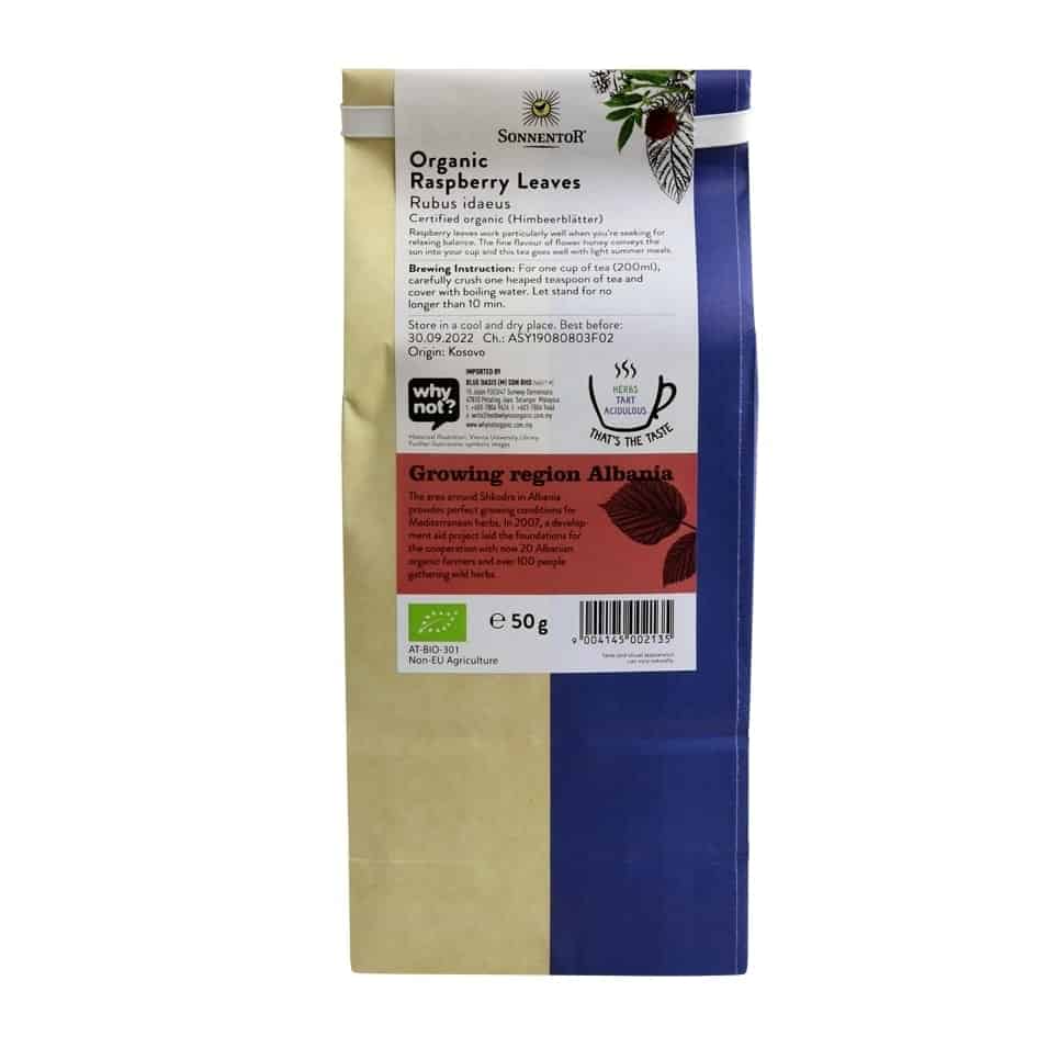 Sonnentor Organic Raspberry Leaves Tea, 50g