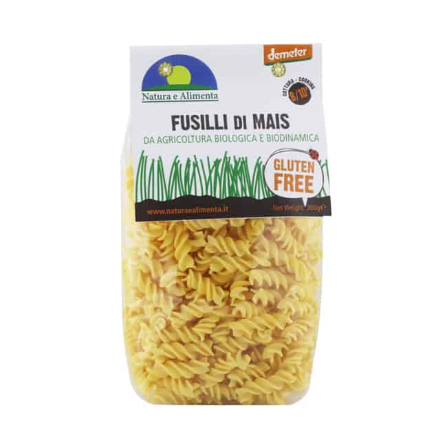 Natura e Alimenta Gluten-Free Corn Fusili Pasta, 300g