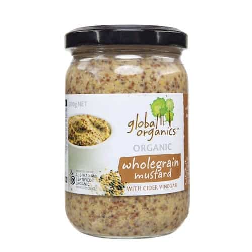 Global Organics Mustard Wholegrain 200g