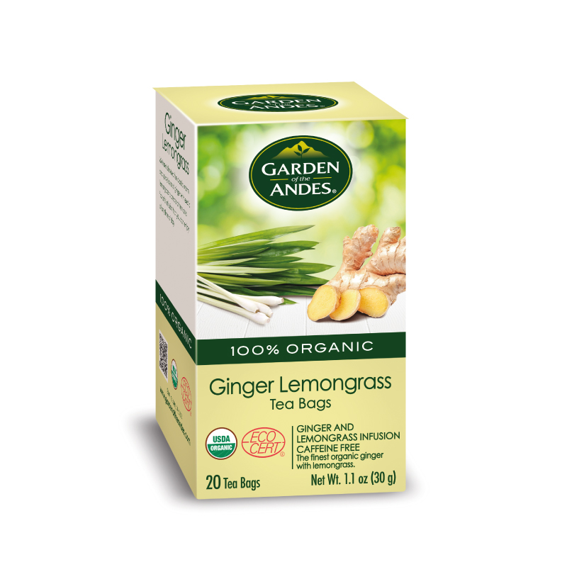 Garden of the Andes Ginger Lemongrass Tea, 20s