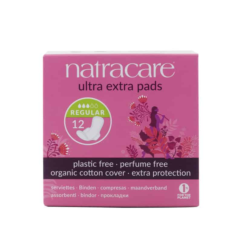 Natracare Ultra Extra Normal Pads, 12pcs