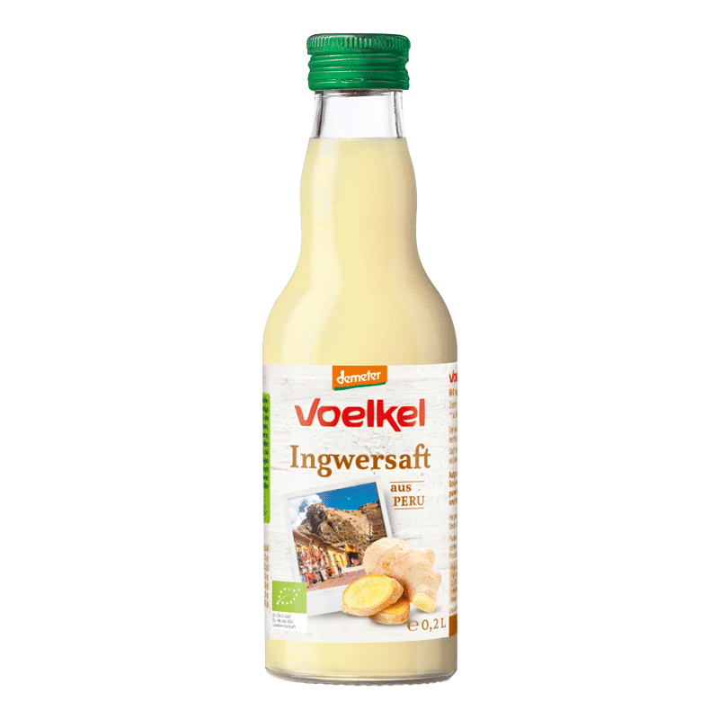 Voelkel Biodynamic Ginger Juice, 200ml
