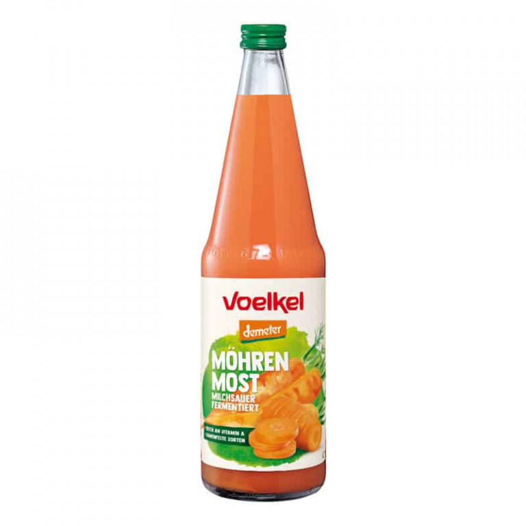 Voelkel Lacto-fermented Carrot Juice, 700ml