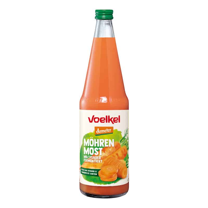 Voelkel Lacto-fermented Carrot Juice, 700ml