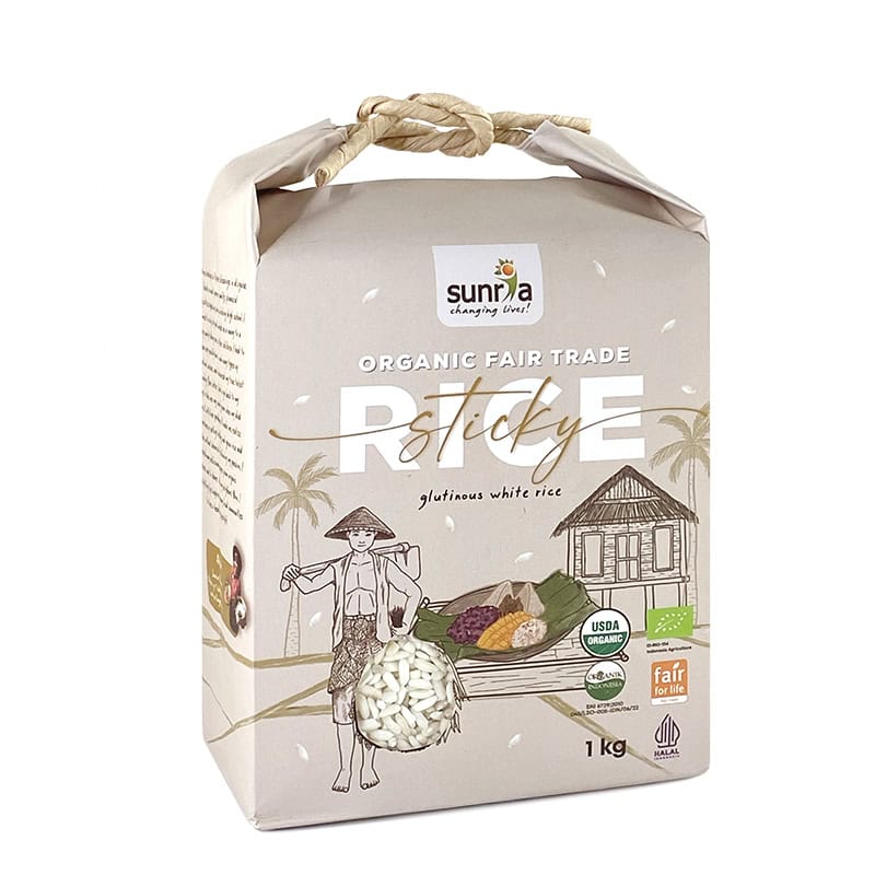 Sunria Organic Glutinous Rice, 1kg