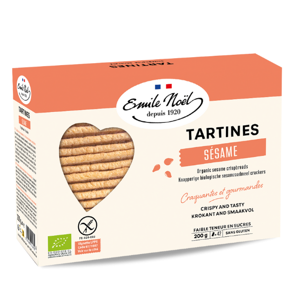 Emile Noel Sesame Crispbread, 2 x 100g