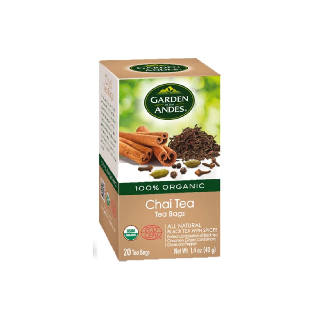 Garden of The Andes Organic Chai Tea, 20 tea bags